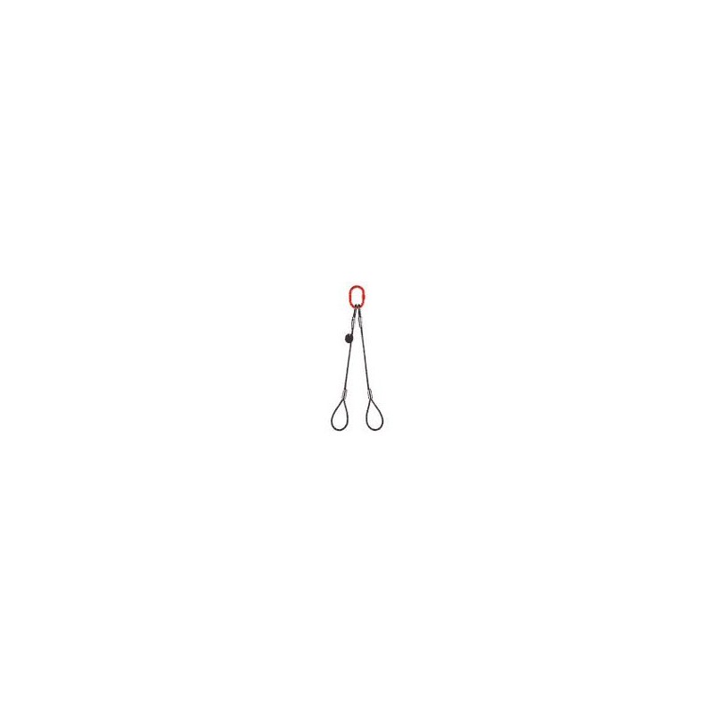 Zawiesia linowe typu 2F  WLL 0,95t Ø 8mm