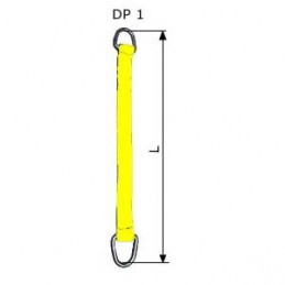 DP-1 WLL 3t zawiesia pasowe dwuwarstwowe z ogniwami