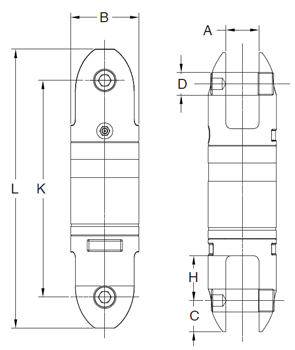 YOKE 8-301 Krętlik widły / widły