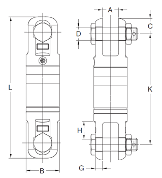 YOKE 8-303 Krętlik widły / widły