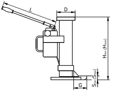 Podnośnik hydrauliczny typu BSE
