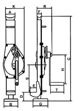 BSI – Podnośnik mechaniczny rys.